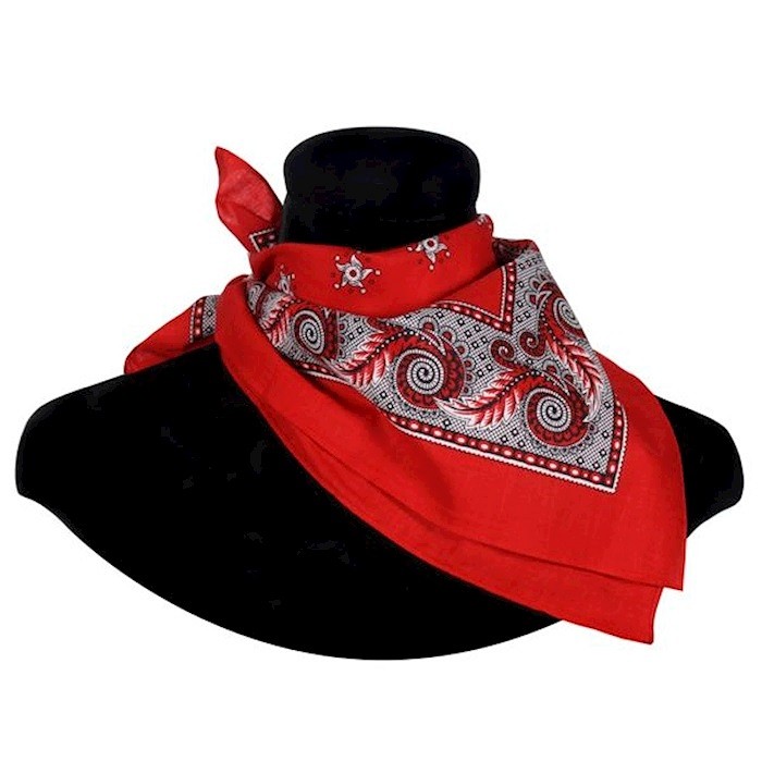 Cowboysjaal rood