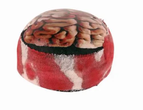 Halloween hoed open schedel hersenen