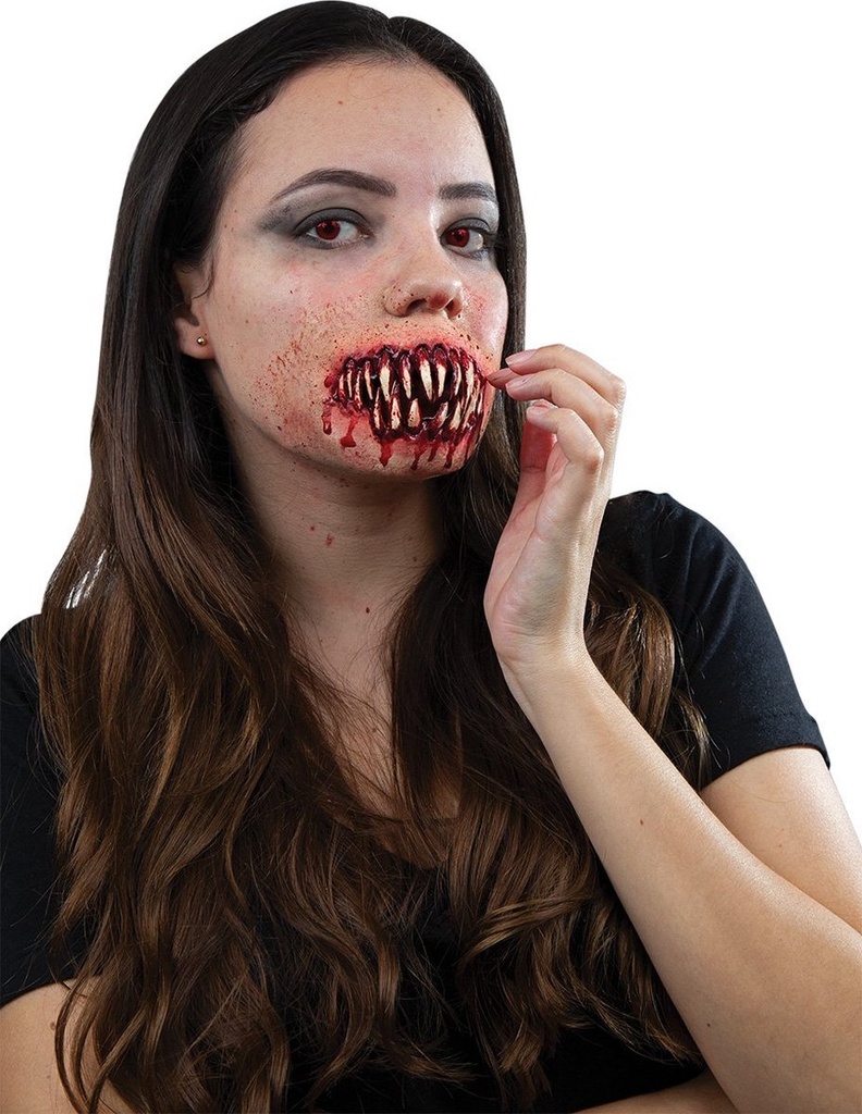 Latex scherpe tanden bloed