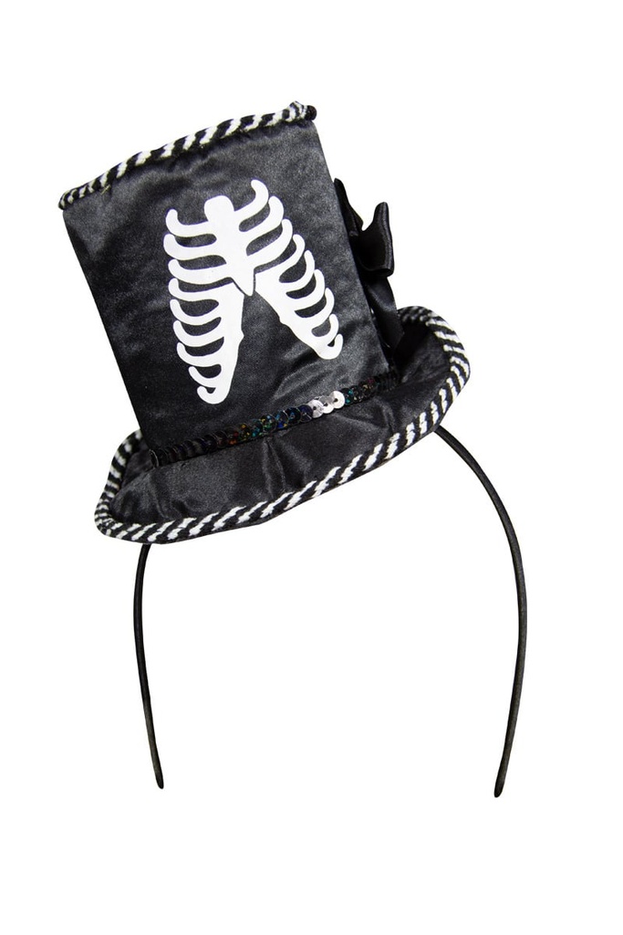 Diadeem hoedjes skelet halloween