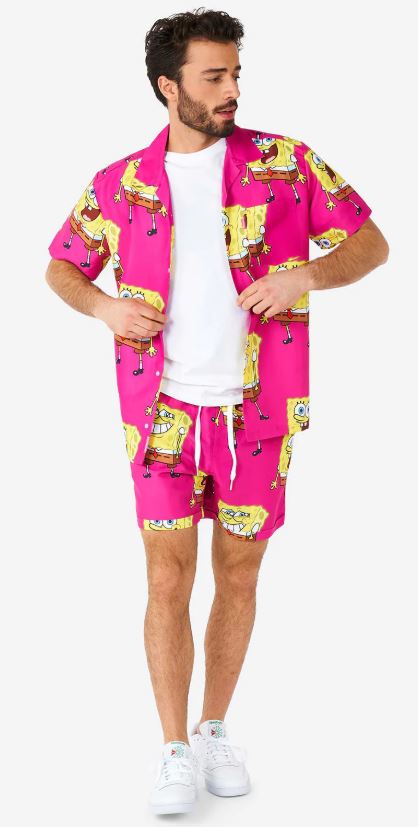 Zomerkostuum Spongebob roze