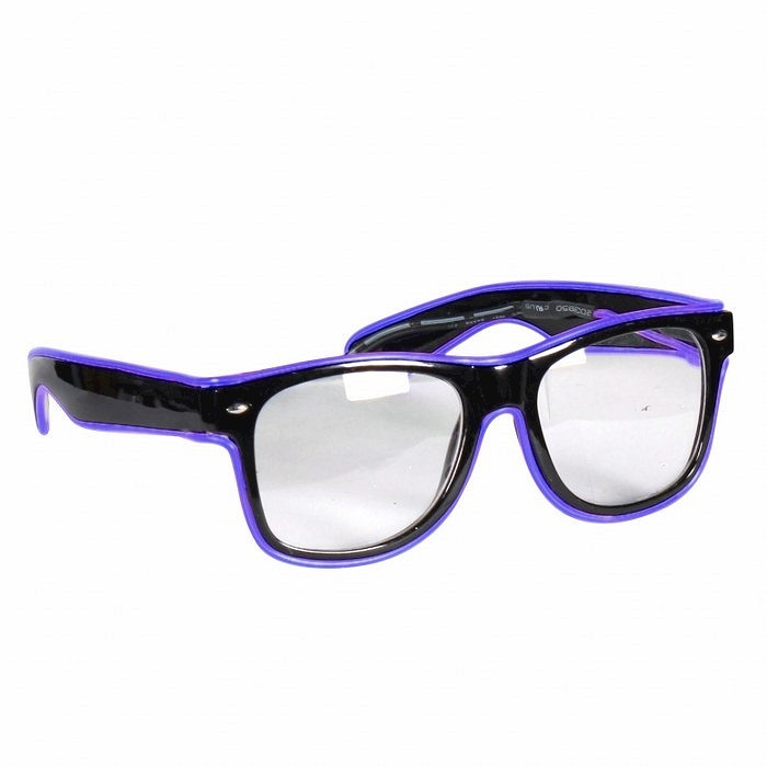 Bril led blauw