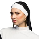 Oorbellen kruis zwart