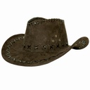 Cowboyhoed leerlintjes bruin