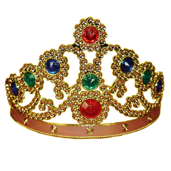Kroon plastiek prinses goud