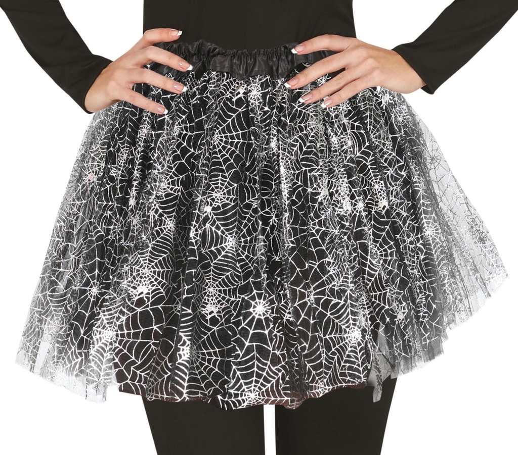 Tutu kind spinnenweb