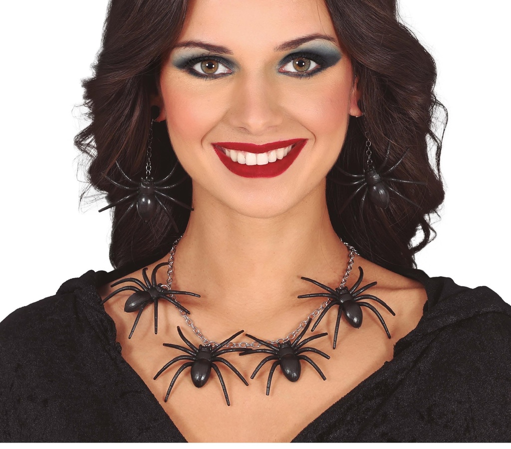 Ketting en oorbellen spinnen