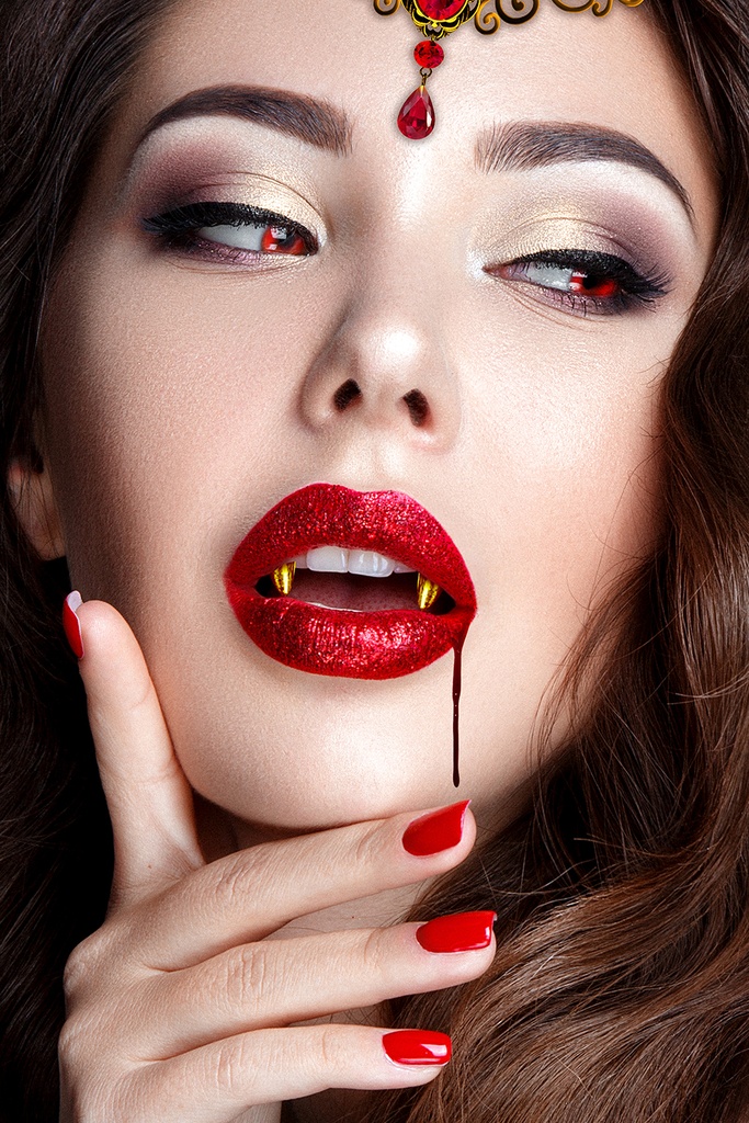 Vampierentanden goud