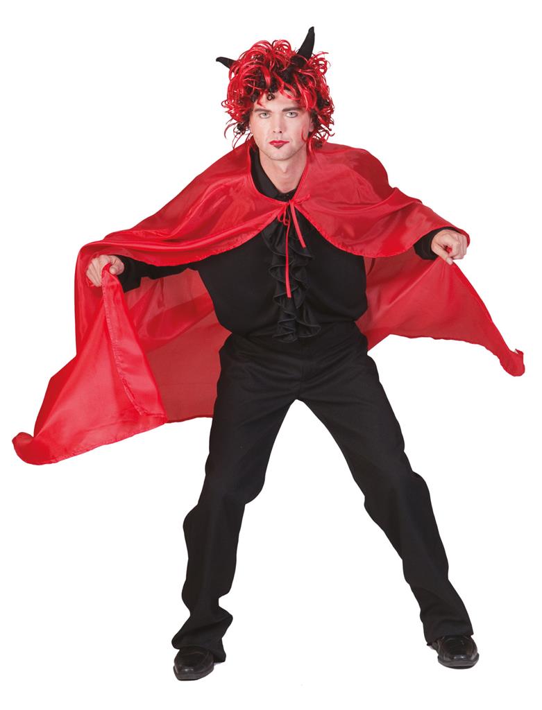 Nylon cape rood