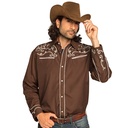 Hemd Western bruin