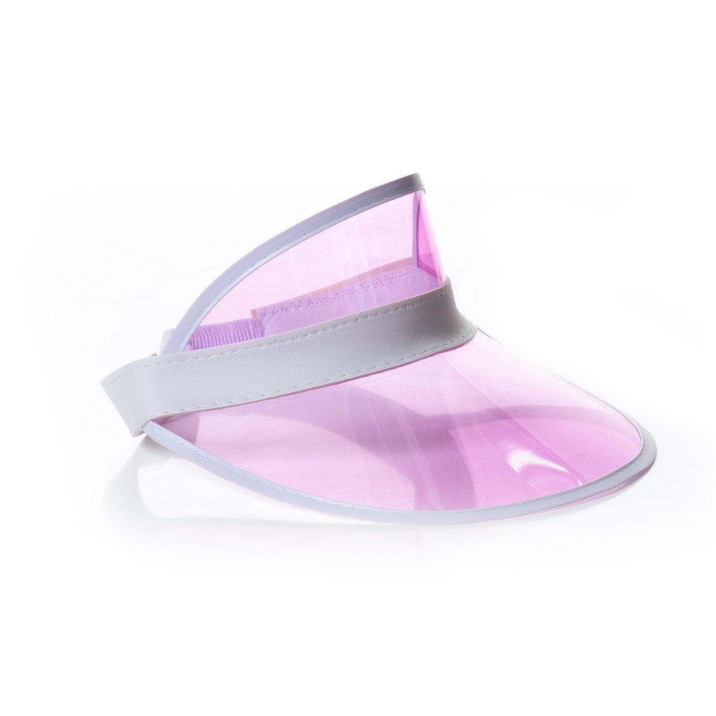 Zonneklep licht roze