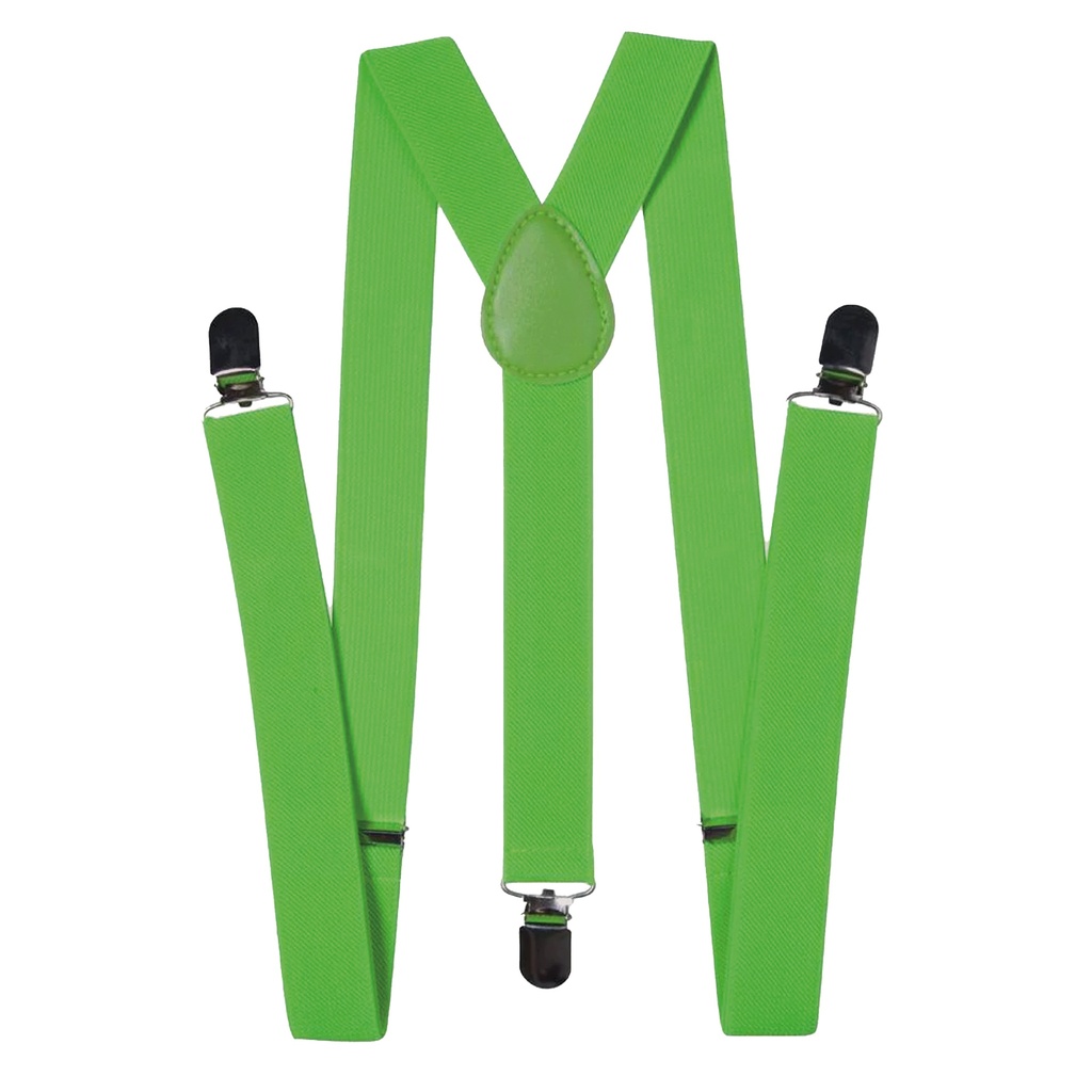 Bretellen fluo groen