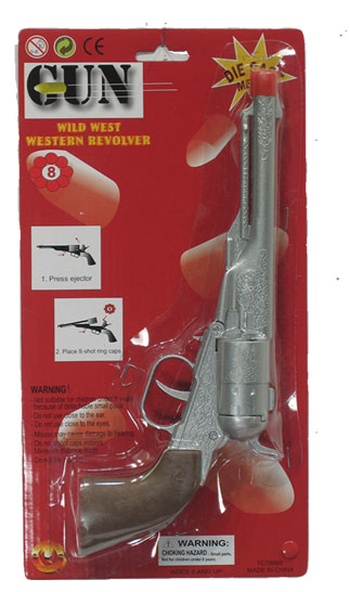 Revolver zilver 8 shots