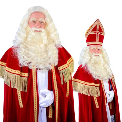 Sinterklaas IX baard en pruik