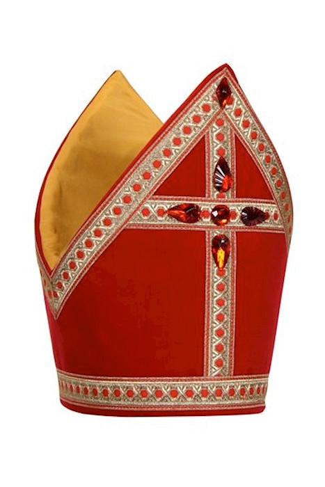 Luxe kokermijter rood