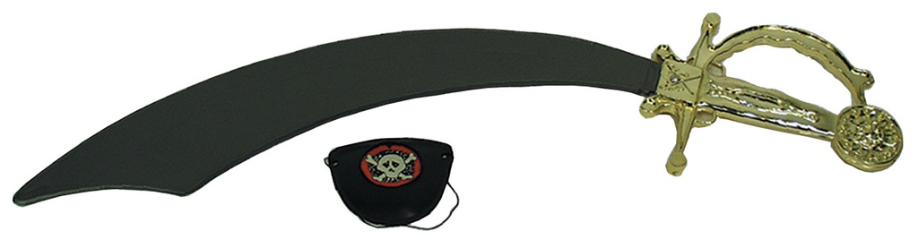 Zwaard piraat met ooglap