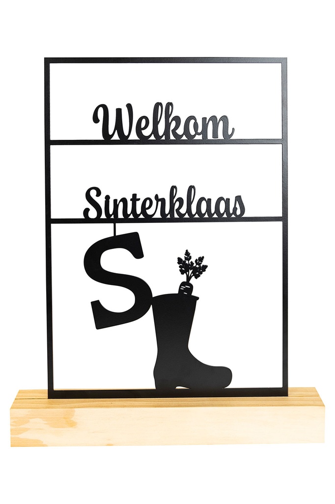 Metalen frame WELKOM SINTERKLAAS