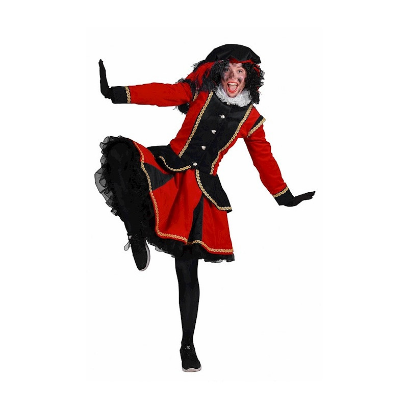 Mietenkostuum zwart - rood