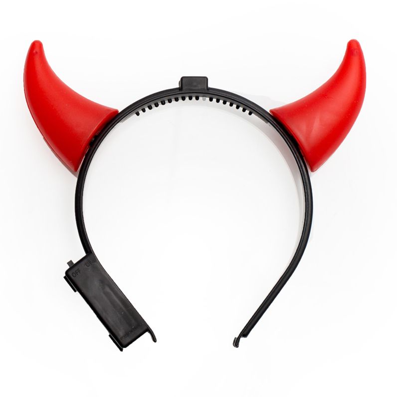 Diadeem duivel met lichtjes