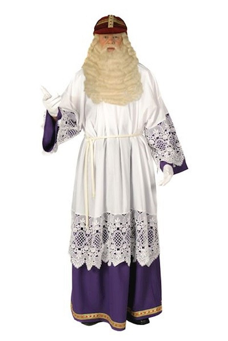 Sinterklaaskostuum onderkleed met paarse rok