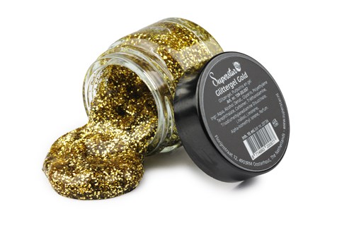 Glittergel goud