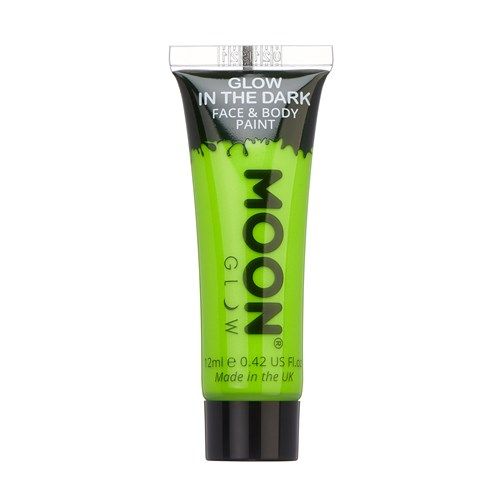 Face & Body paint GLOW IN THE DARK groen