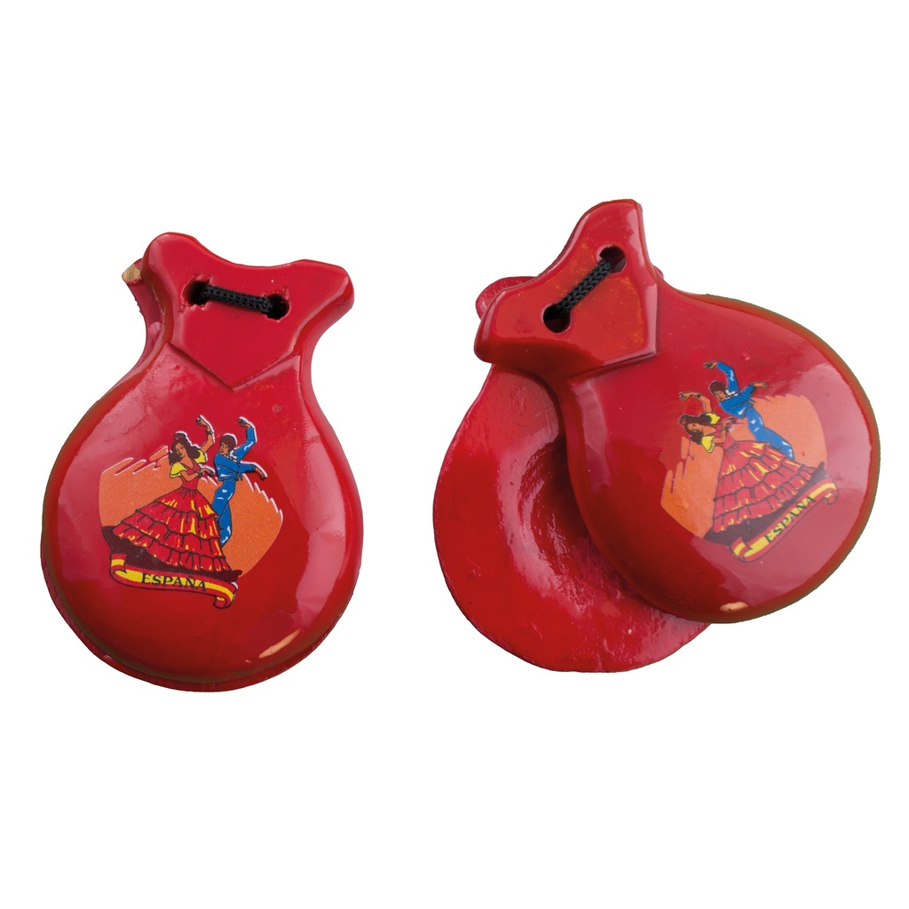 2 Castagnetten rood