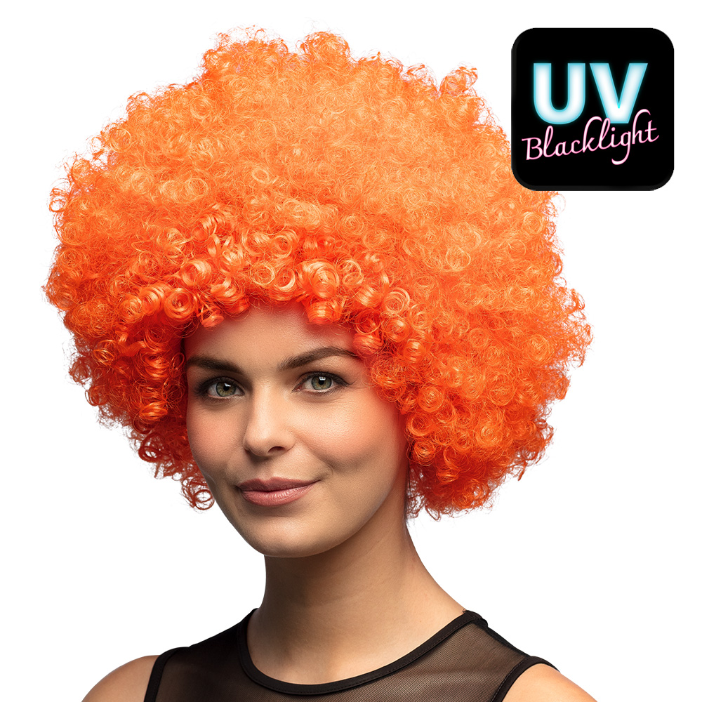 Pruik Groove oranje