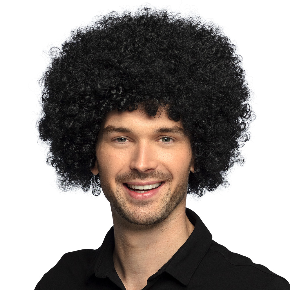 Pruik Groove zwart