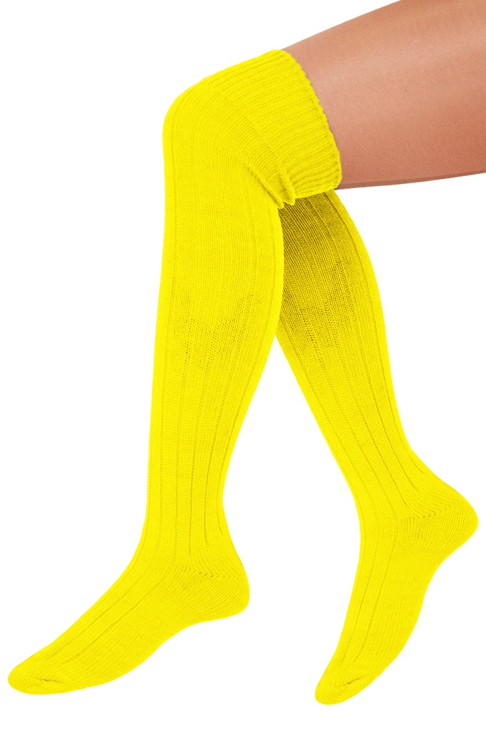Kousen fluo geel