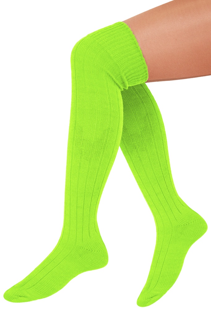 Kousen fluo groen