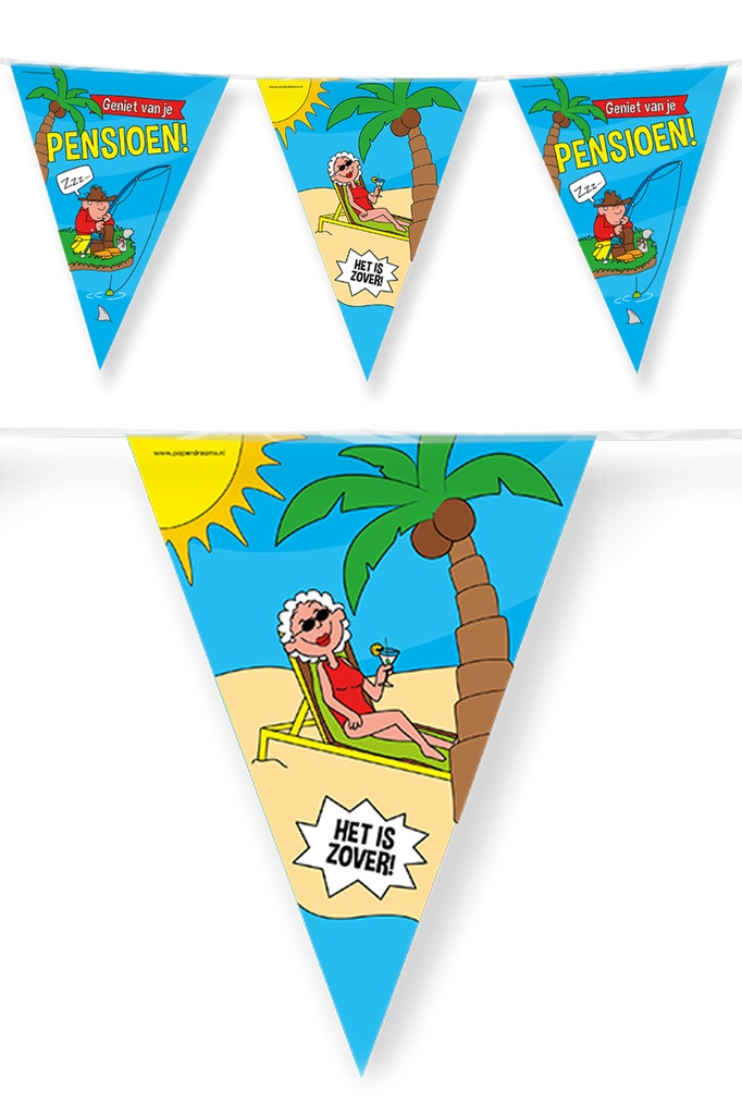 Vlaggenlijn met pensioen