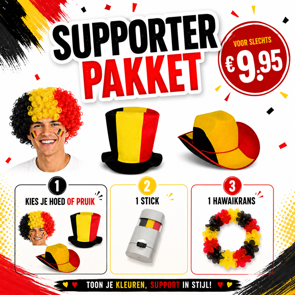 Supporteren voor € 9.95