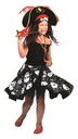 Piratenrok kinderen zwart