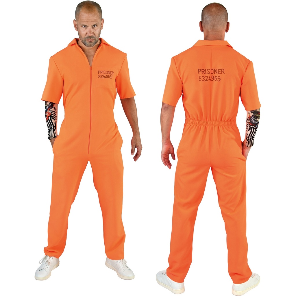 Boevenpak man oranje