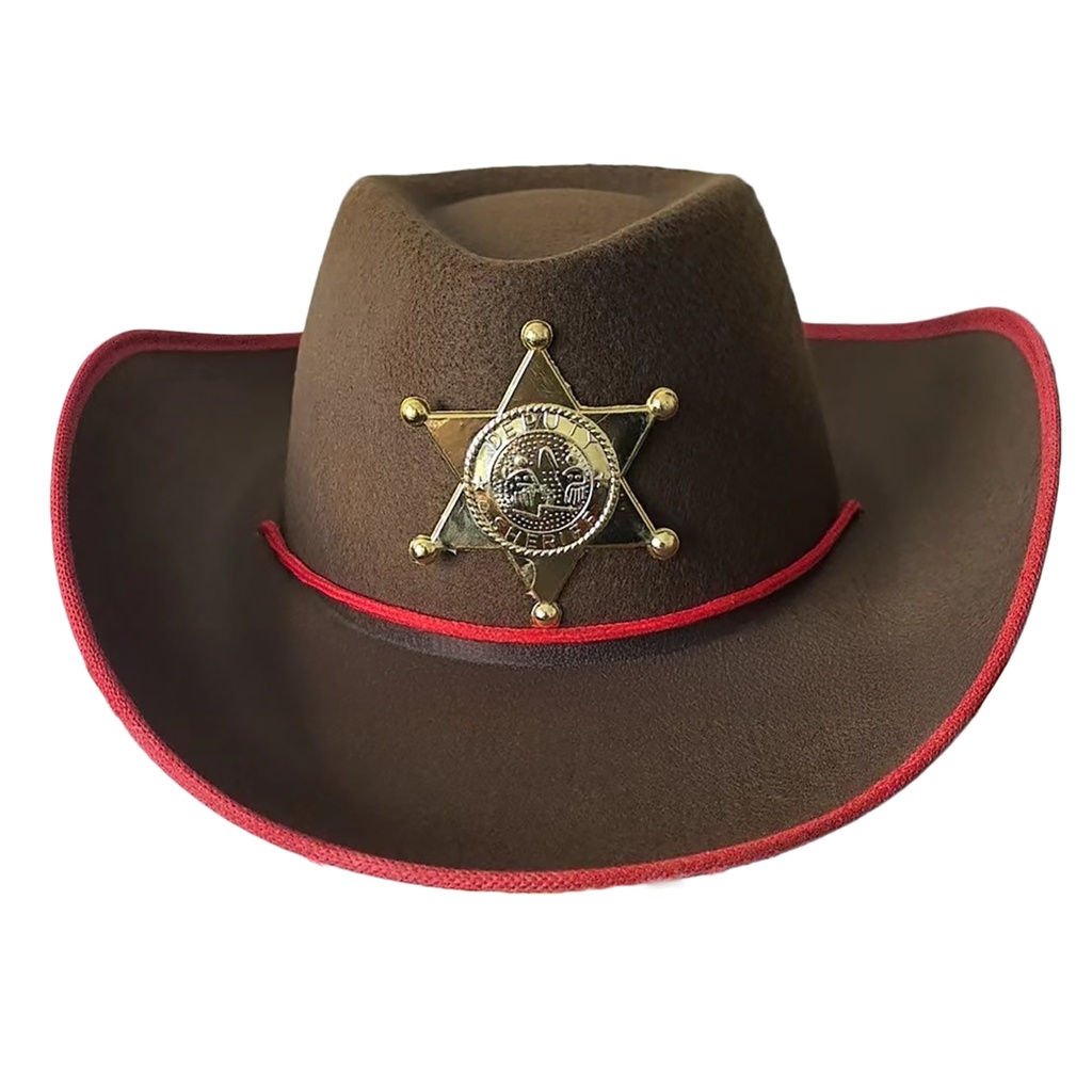 Cowboyhoed Sheriff bruin