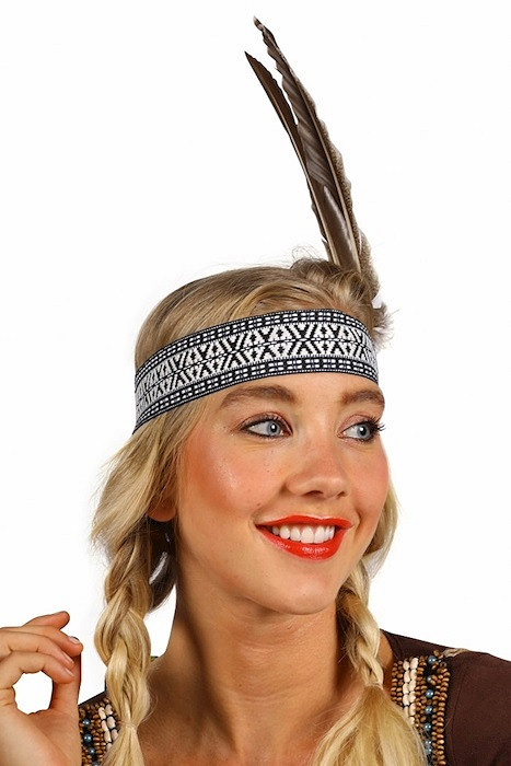 Indianenhoofdband bruin