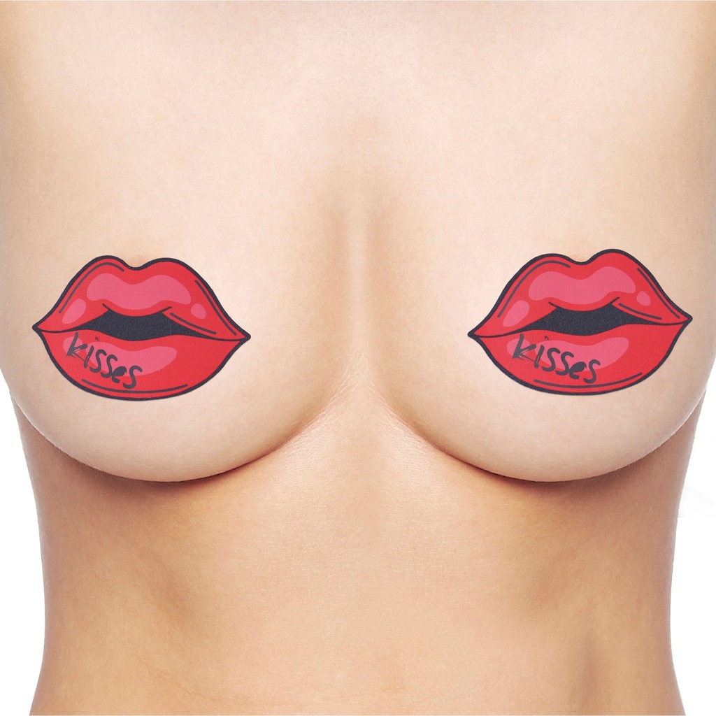 Tepelstickers rode lippen