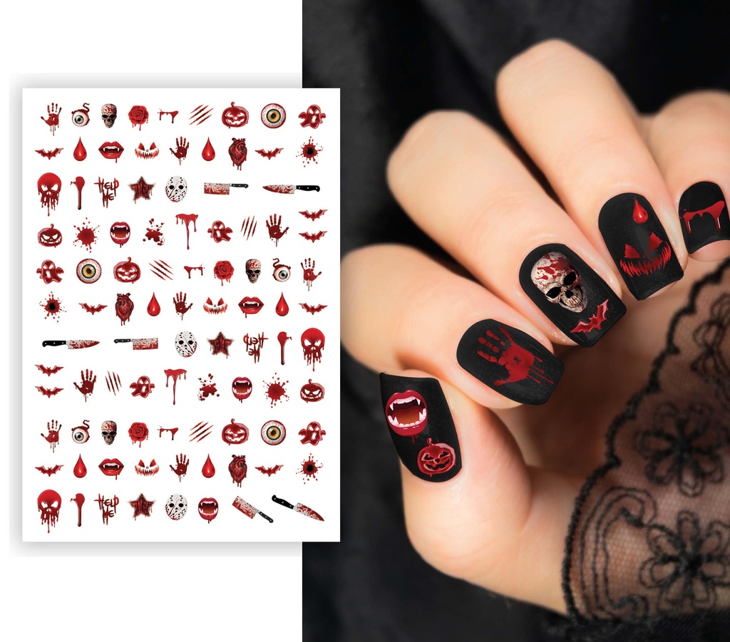 Nagelstickers Halloween