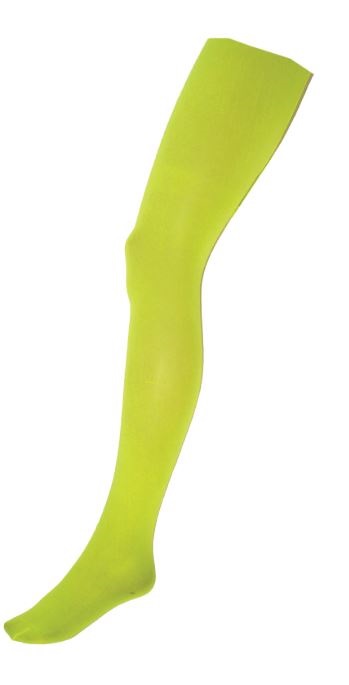 Kousenbroek fluo geel