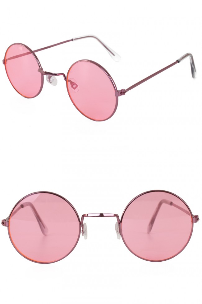 Hippie bril roze