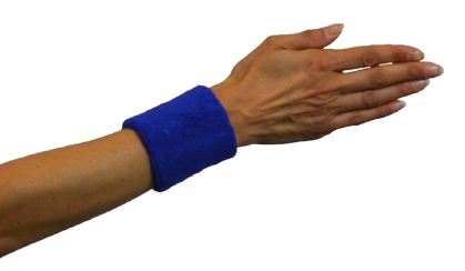 Pols zweetbanden blauw