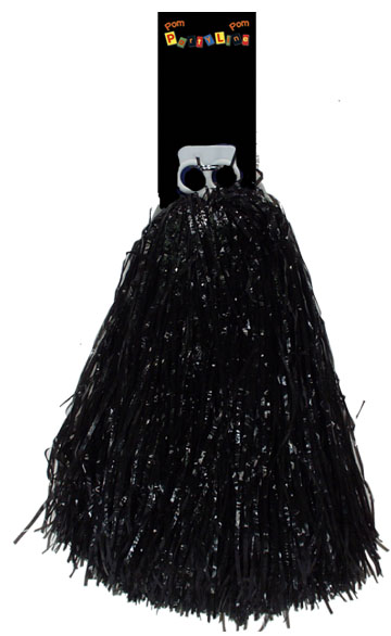 Pompon zwart