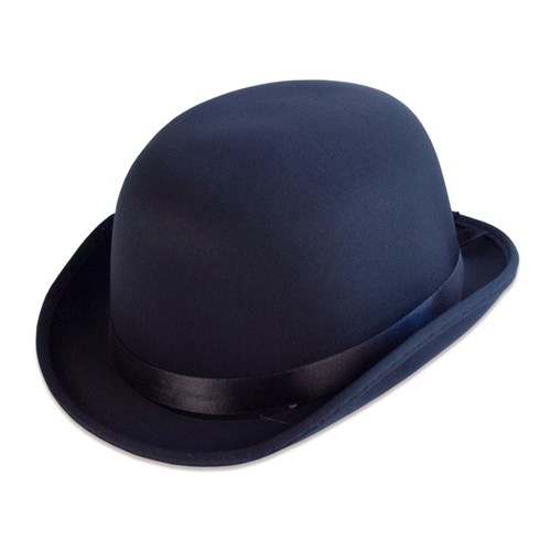 Bolhoed satijn zwart