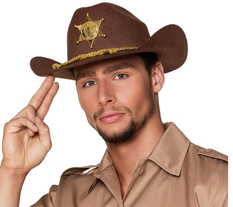 Cowboyhoed bruin