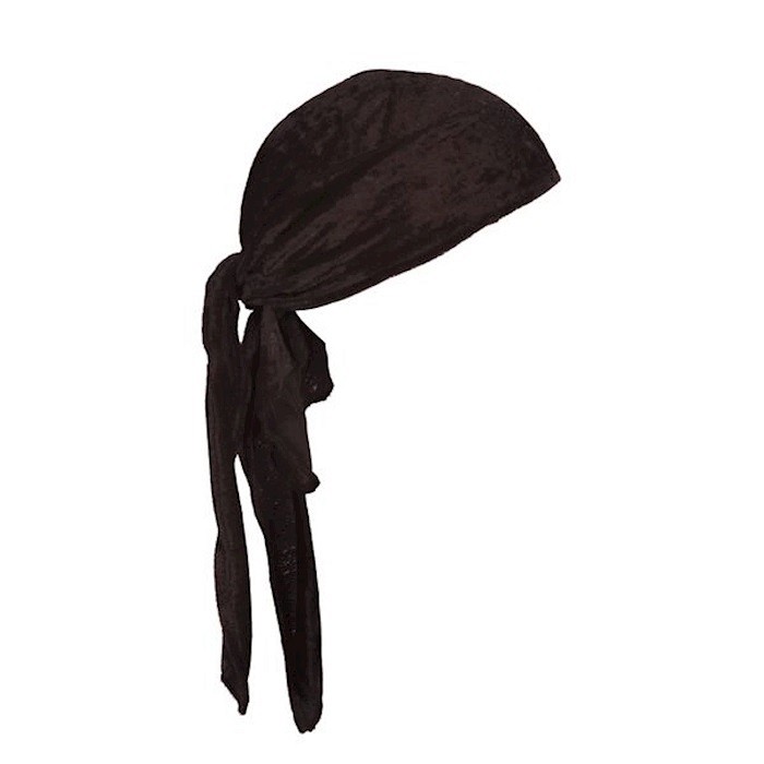 Piraten bandana zwart