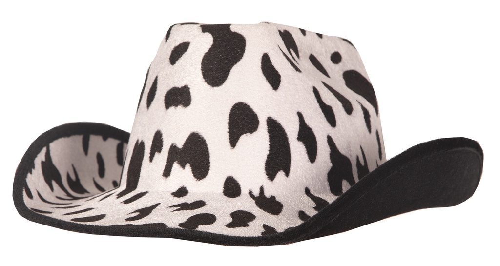 Cowboyhoed zwarte koe