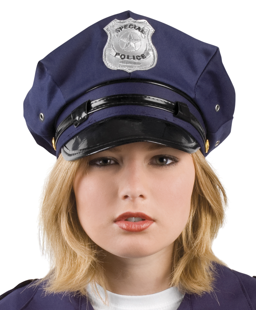Politiekepie met badge