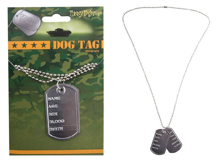 Ketting naamplaatje Leger