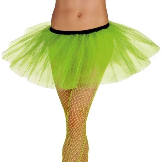 Tutu kort fluo groen